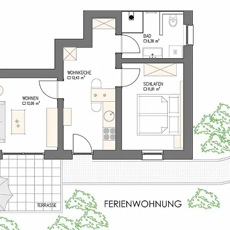 Apartment Am Woid - Herrliche Alleinlage - Vegane Einrichtung